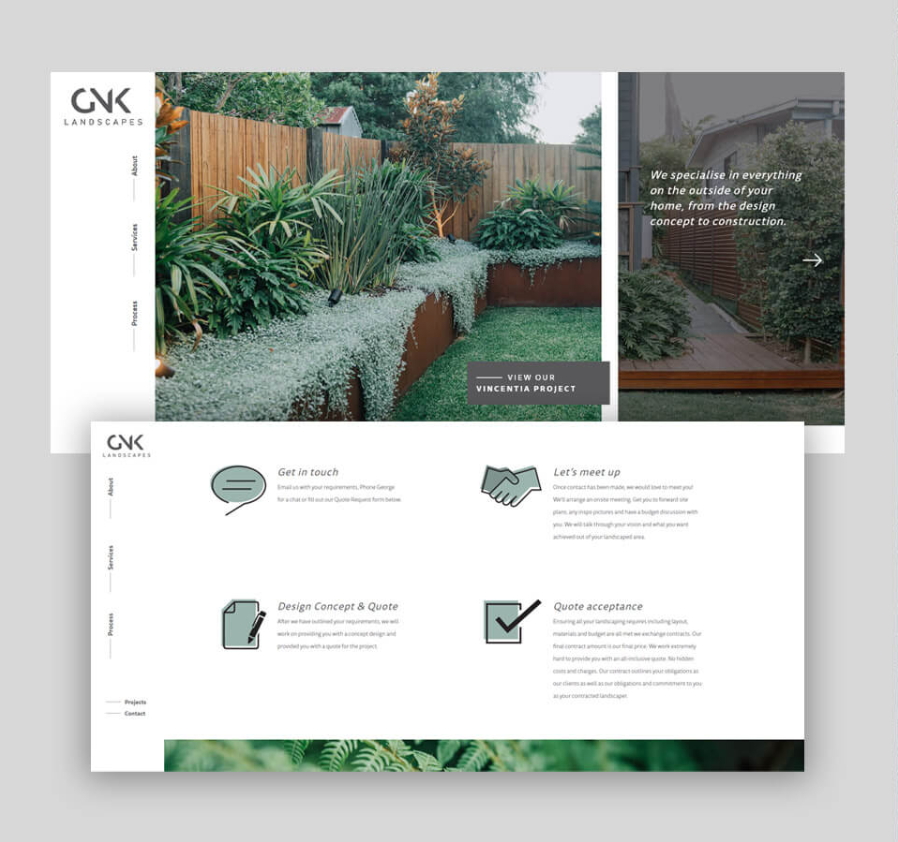 Photo Printing & SEO Website for Landscape Service