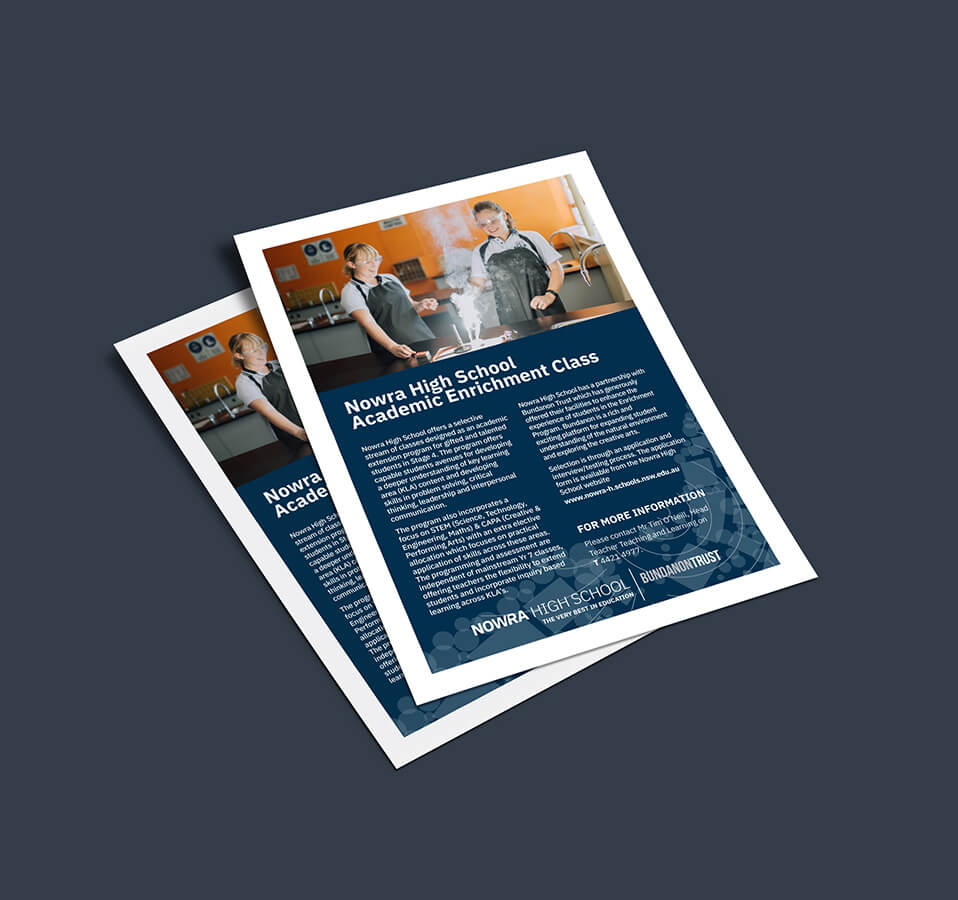 Nowra High School Flayer