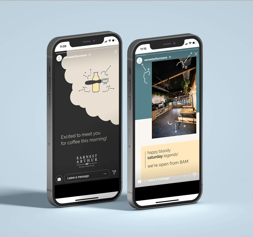 Brand Identity and SEO Website for Pies & Coffee Café